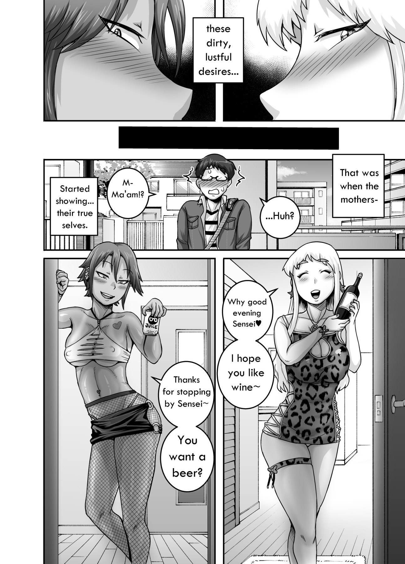 Hentai Manga Comic-Hungry Single Mothers-Read-7